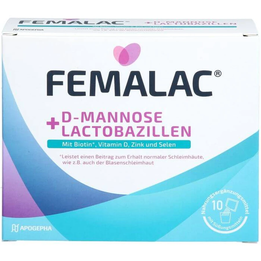 FEMALAC D-Manosa+Lactobacilos Plv.z.H.e.L.z.E. 10 St.