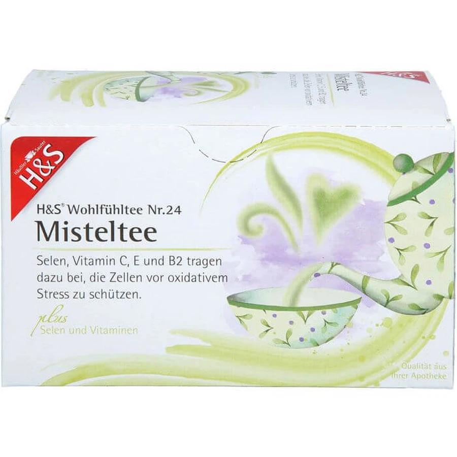 H&S Mistletoe tea with selenium and vitamins filter bag 40 g