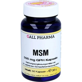 MSM 500 mg GPH Capsules 60 Capsules