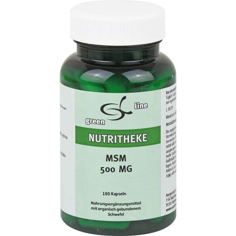 MSM 500 mg cápsulas 180 uds.