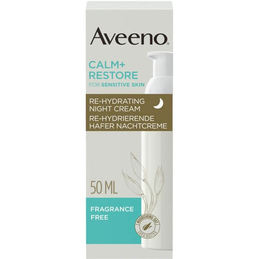 AVEENO Calm+ Restore Re-Hydrating Oat Night Cream 50 ml