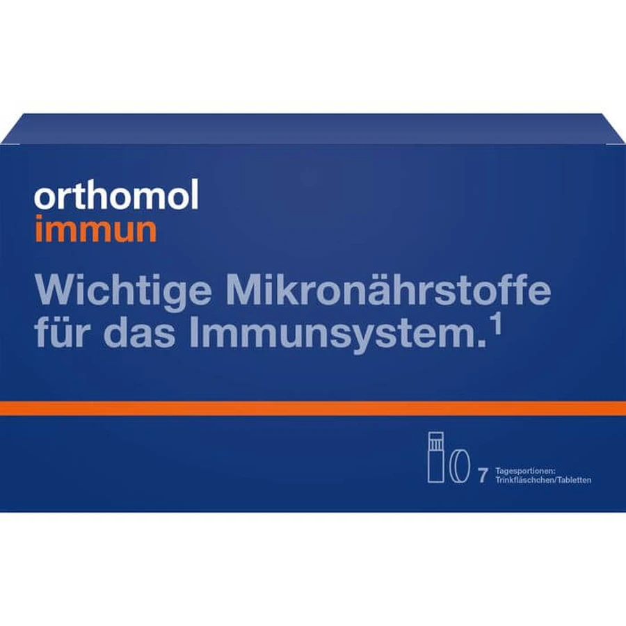 ORTHOMOL Immun Trinkfläschchen/Tabl.Kombipack. 7 St.