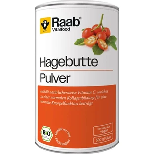 RAAB Vitalfood Hagebutte Bio Pulver 500 g