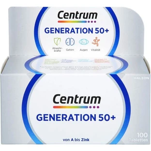 CENTRUM Generation 50+ Tablets 100 Capsules