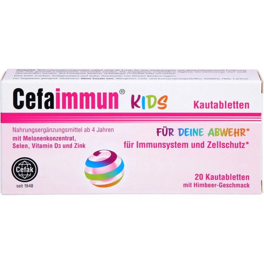 CEFAIMMUN KIDS Chewable Tablets 20 pcs.
