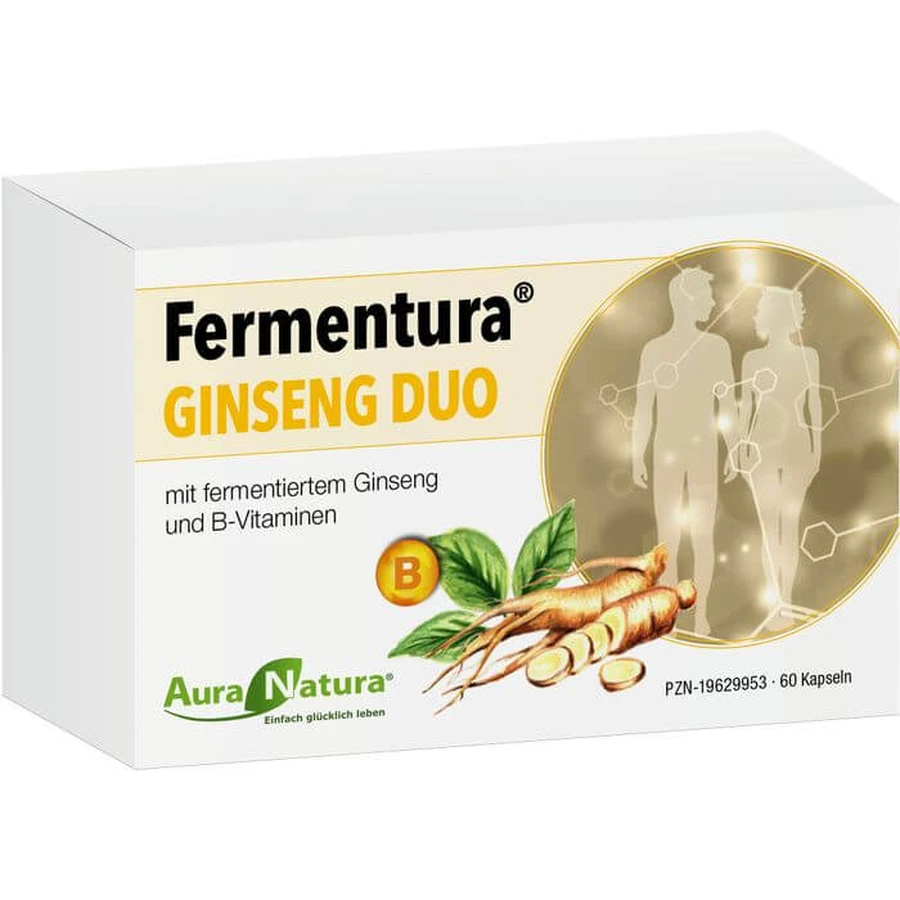 AURANATURA Fermentura Ginseng Duo Cápsulas 60 Cápsulas