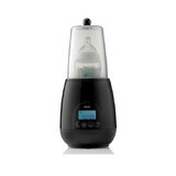 Digital quick sterilizer/heater with defrost function, black, Alecto Baby