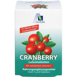 CRANBERRY LUTSCHTABLETTEN 60 pcs.