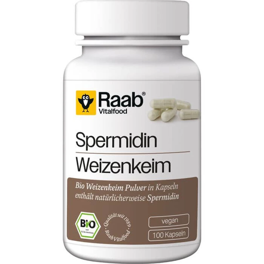 RAAB Vitalfood Spermidin Bio Kapseln 100 St.