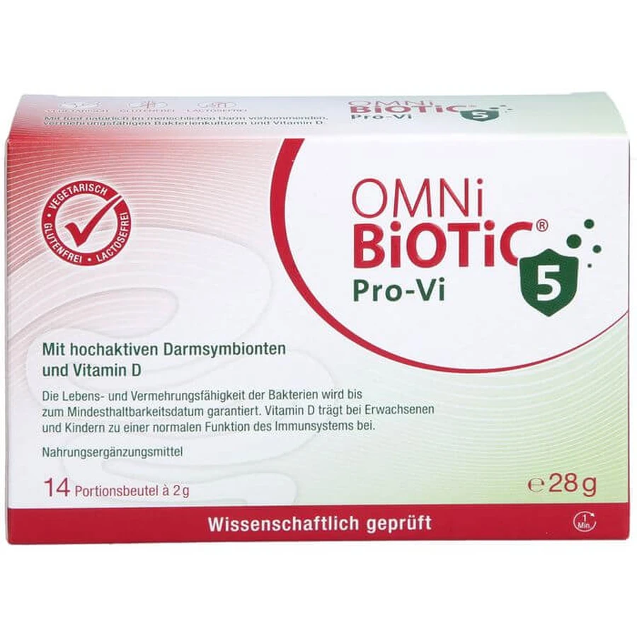 OMNI BiOTiC Pro-Vi 5 polvo sobre 28 g