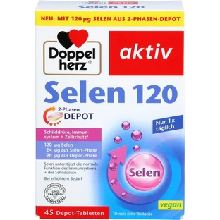 DOPPELHERZ Selenium 120 2-Phase Depot Tablets 45 St.