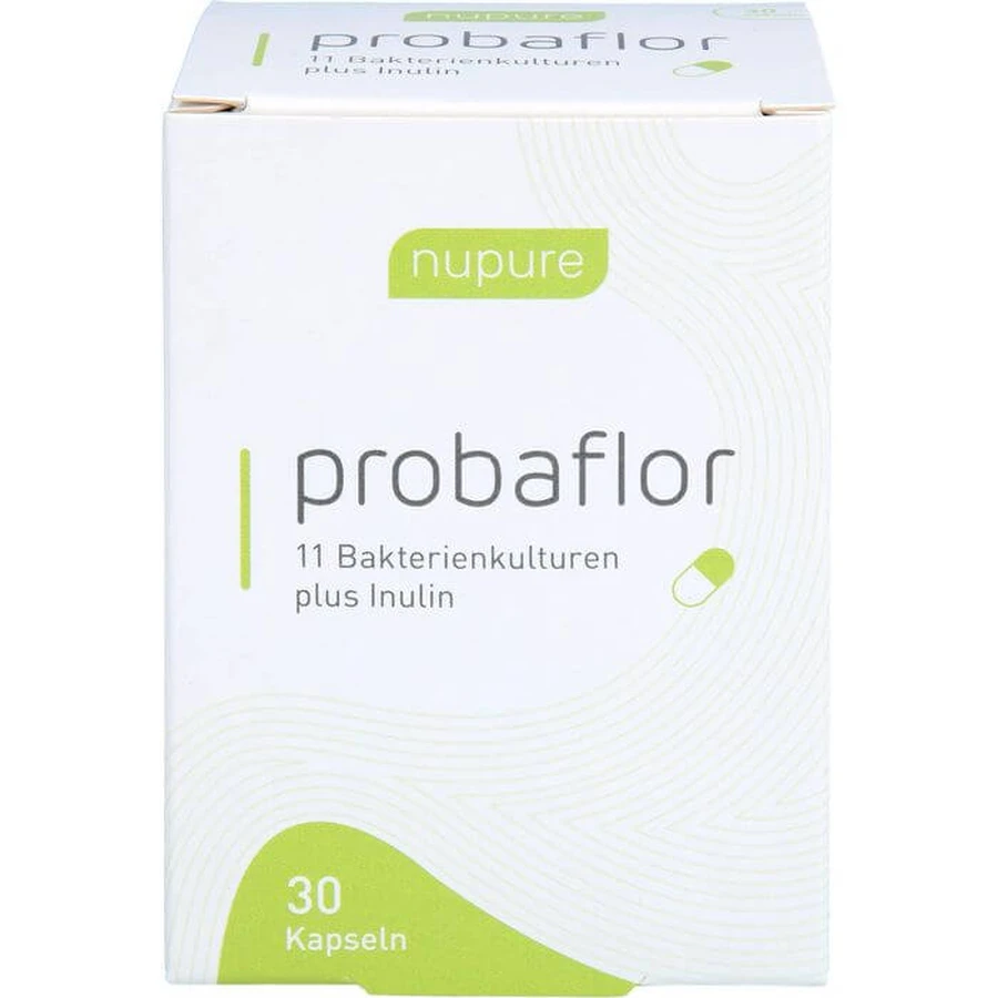 NUPURE probaflor Microbiotics enteric coated capsules 30 Capsules