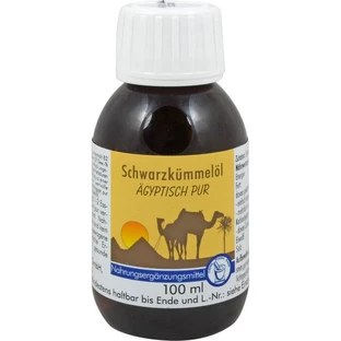 ZWARTE KOOL OLIE Egyptisch puur 100 ml