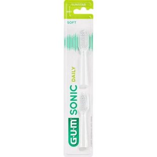 GUM SONIC DAILY Ersatzbürstenköpfe weiß 2 St.
