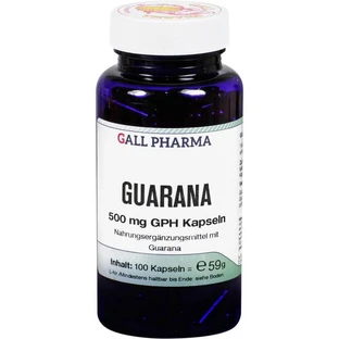 GUARANA 500 mg GPH Capsules 100 Capsules