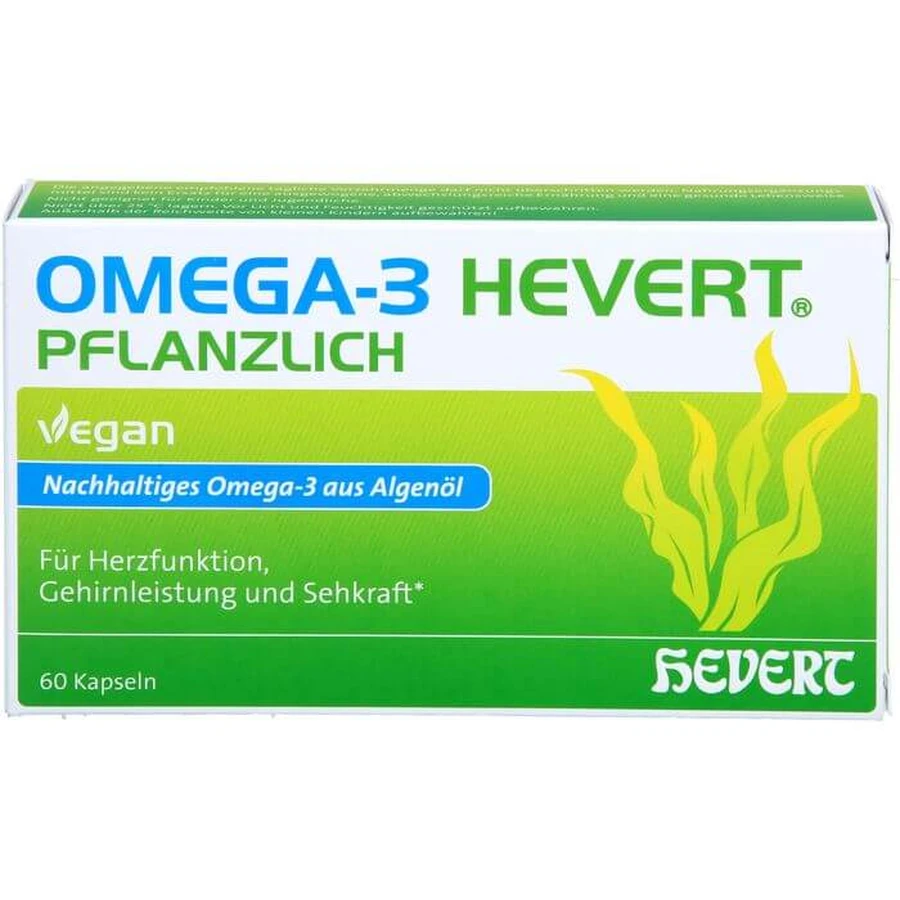 OMEGA-3 HEVERT capsules végétales molles 60 pcs.