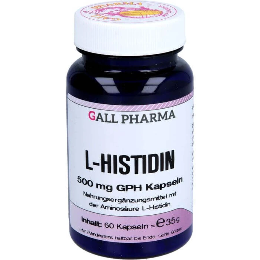 L-HISTIDIN 500 mg GPH Kapsułki 60 kapsułek: ceny i cechy