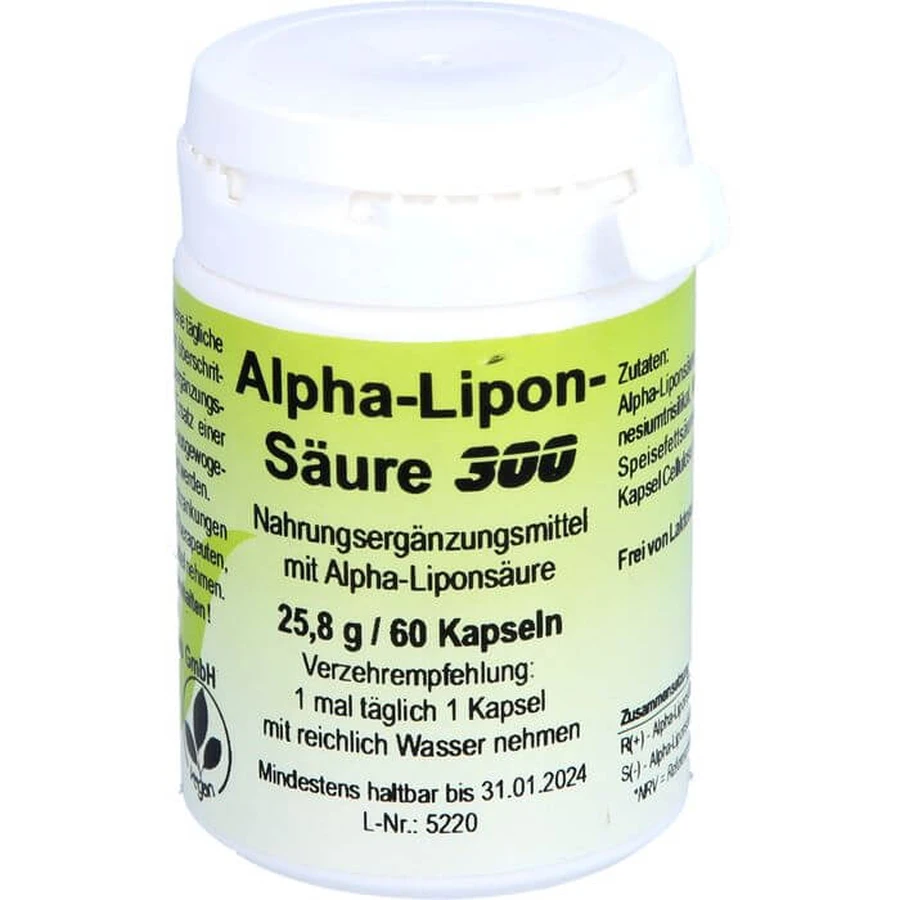 ACIDE ALPHA LIPONIQUE 300 Capsules 60 Capsules