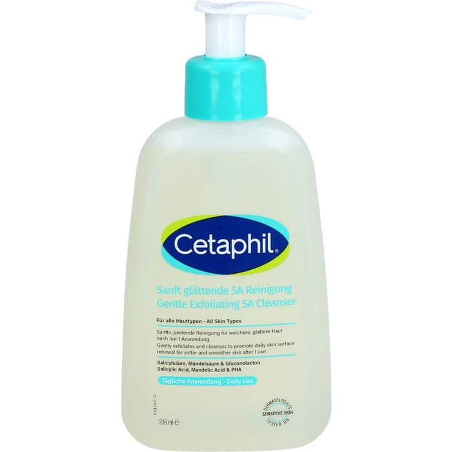 CETAPHIL gel limpiador suave alisante SA 236 ml