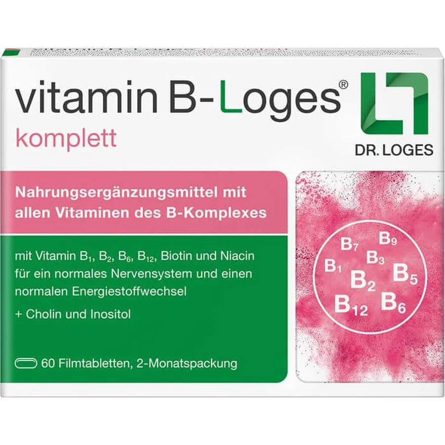VITAMIN B-LOGES complete film-coated tablets 60 pcs.