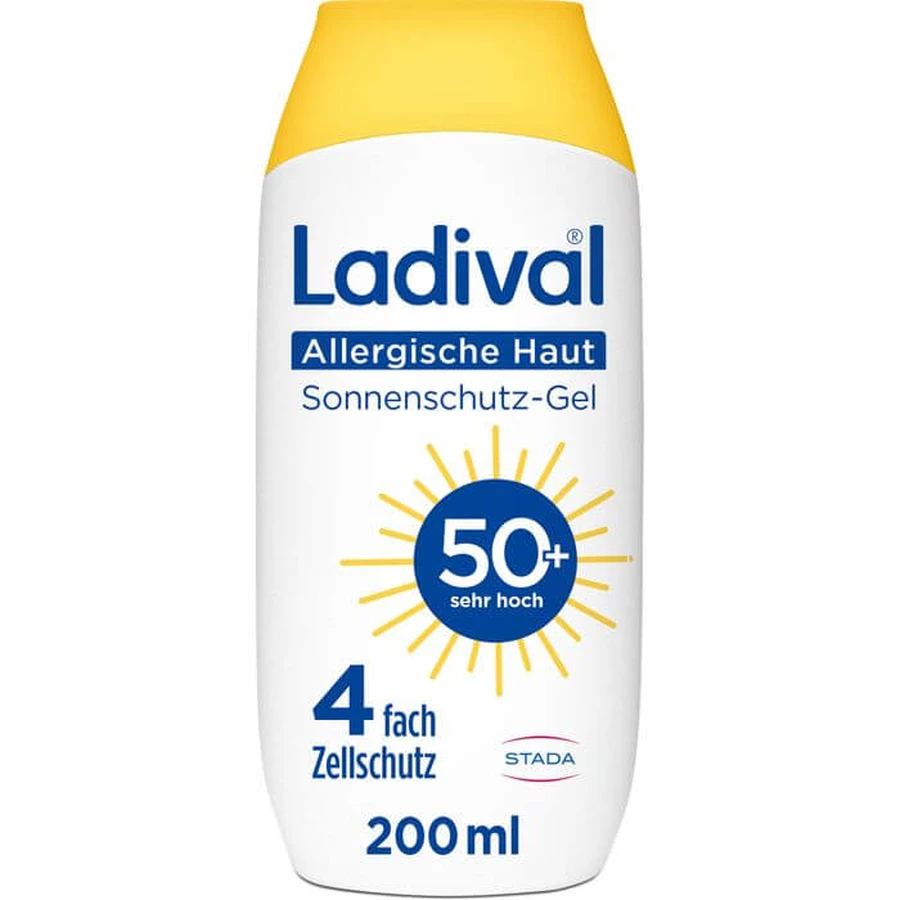 LADIVAL gel de protección solar pieles alérgicas SPF 50+ 200 ml