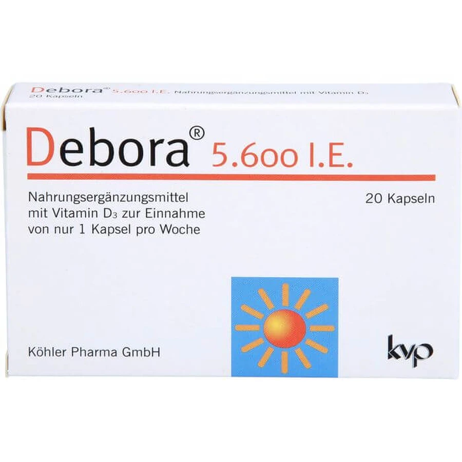 DEBORA 5.600 I.E. Capsules 20 Capsules