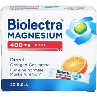 BIOLECTRA Magnesium 400 mg ultra Direct Orange 20 St.