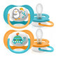 Ultra Air Happy Soother SCF080/07, 6-18 months, 2 pieces, Philips