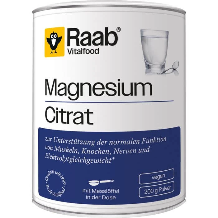 RAAB Vitalfood Magnesium citrate powder 200 g
