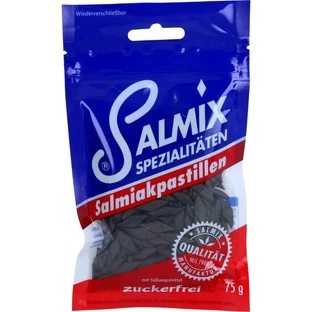 SALMIX pastilles salmiak sans sucre 75 g