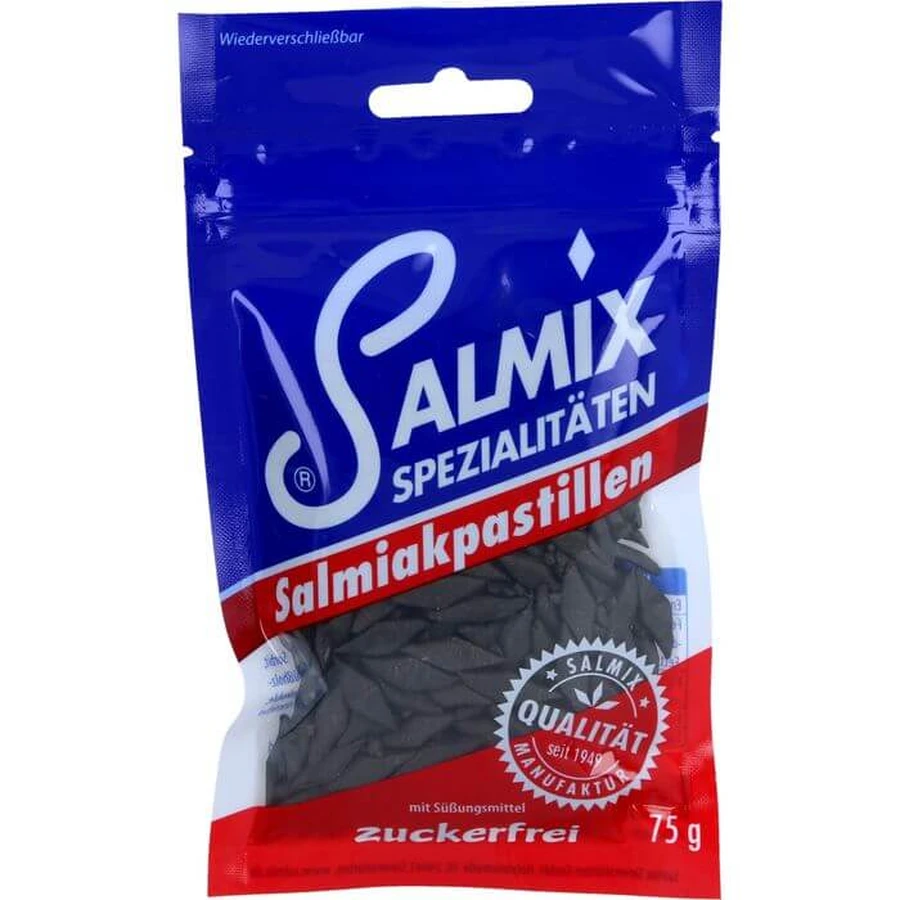 SALMIX pastilles salmiak sans sucre 75 g