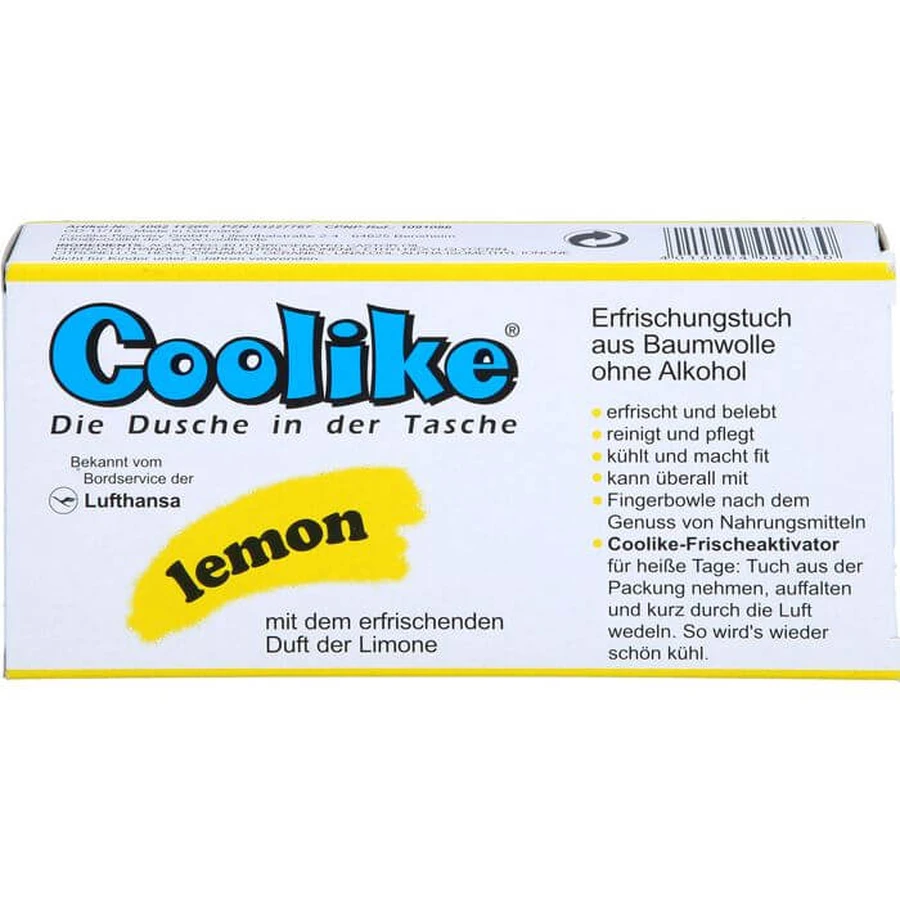 COOLIKE lingettes humides citron BW 5 pcs.