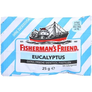 FISHERMANS FRIEND Eucalyptus sans sucre pastilles 25 g