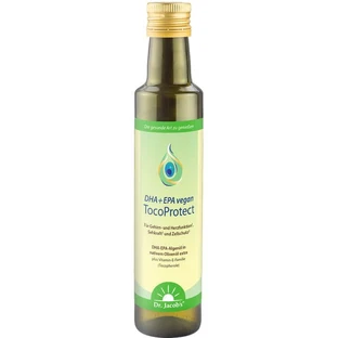 DHA+EPA vegan TocoProtect Dr.Jacob's flüssig 250 ml
