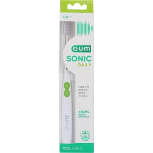 GUM SONIC DAILY sonische tandenborstel wit 1 st.