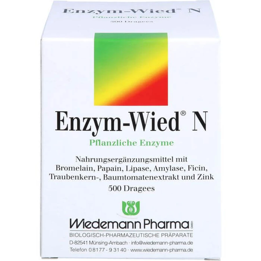 ENZYM WIED N Dragees 500 St.