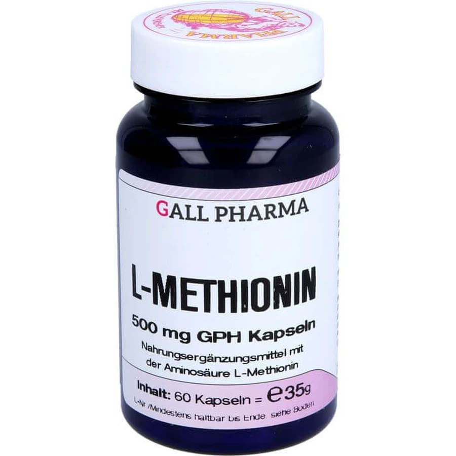 L-METHIONIN 500 mg capsules 60 pcs.