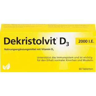 DEKRISTOLVIT D3 2000 I.E. Comprimés 60 St.
