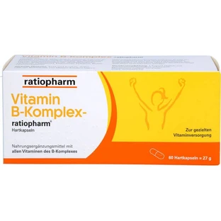 VITAMINA B-KOMPLEX-ratiopharm Cápsulas 60 Cápsulas