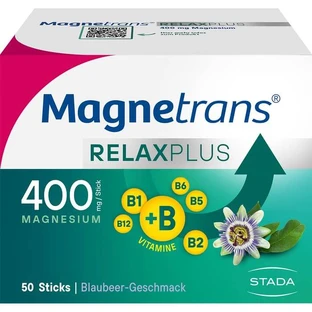 MAGNETRANS Relax+ 400 mg granules sticks blueberry 50 pcs.