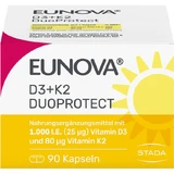 EUNOVA DuoProtect D3+K2 1000 I.E./80 µg Kapseln 90 St.