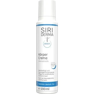 SIRIDERMA crema corporal sin perfume 200 ml
