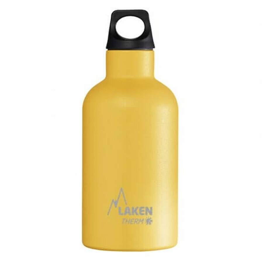 Buy Stainless steel thermos with thread, 350 ml, Yellow, Laken Stainless steel thermos with thread, 350 ml, Yellow, Laken