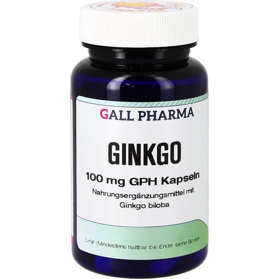 GINKGO 100 mg GPH Capsules 30 Capsules