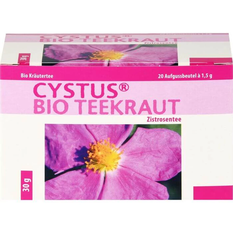 CYSTUS Organic Herbal Tea Filter Bag 20 pcs.