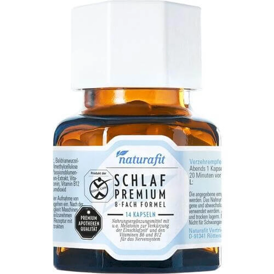 NATURAFIT Sleep Premium 8-fold Formula Capsules 14 Capsules