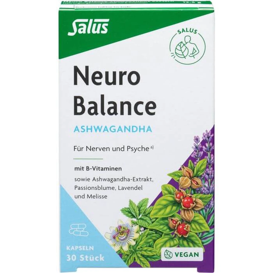 NEURO BALANCE Ashwagandha Capsules Salus 30 Capsules