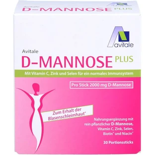 D-MANNOSE PLUS 2000 mg Sticks m.Vit.u.Mineralstof. 74,1 g