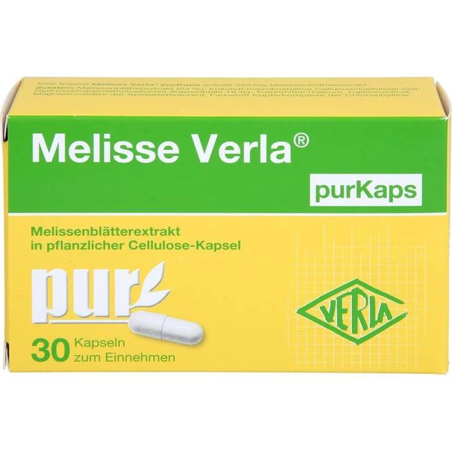 MELISSE VERLA purKaps 30 Cápsulas