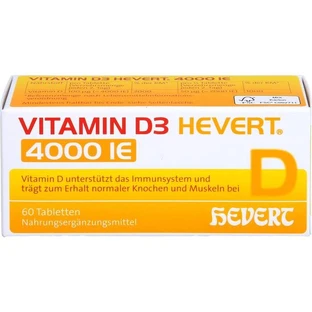 VITAMIN D3 HEVERT 4000 I.E. Tablets 60 pcs.